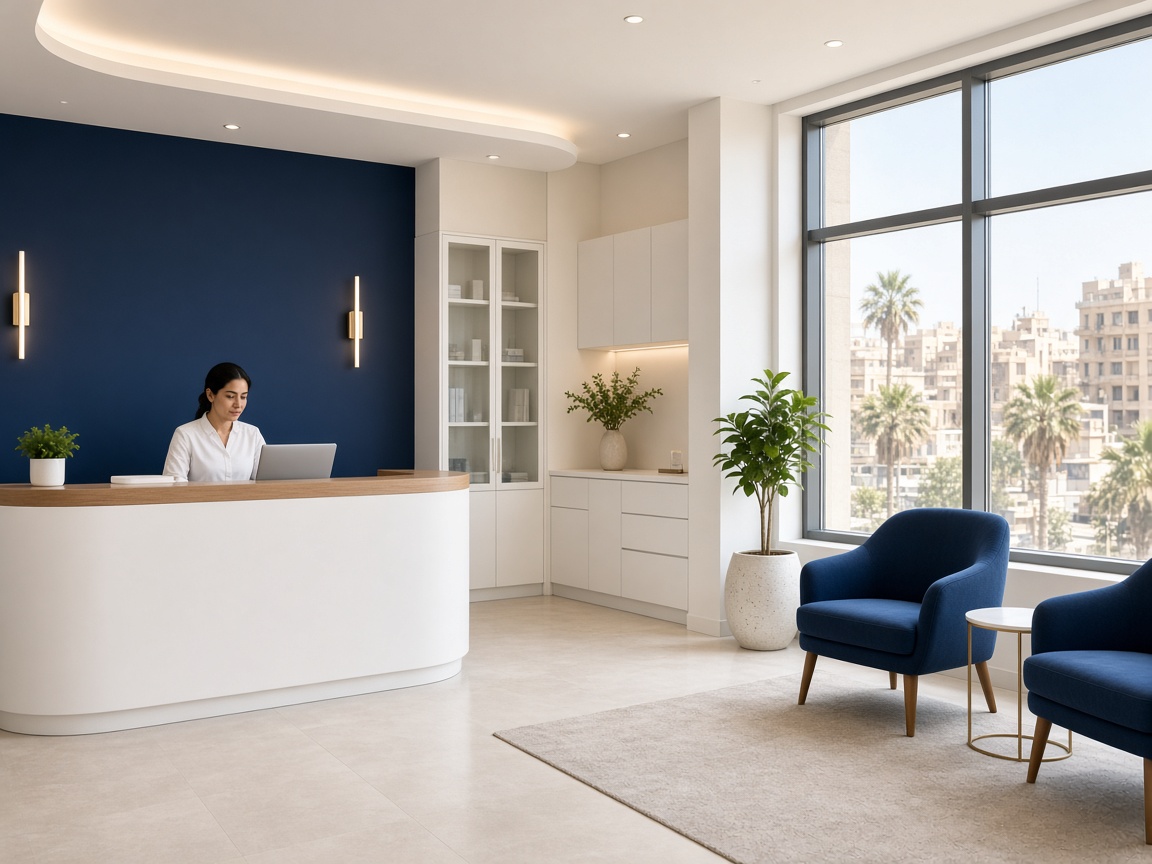 Modern clinic reception