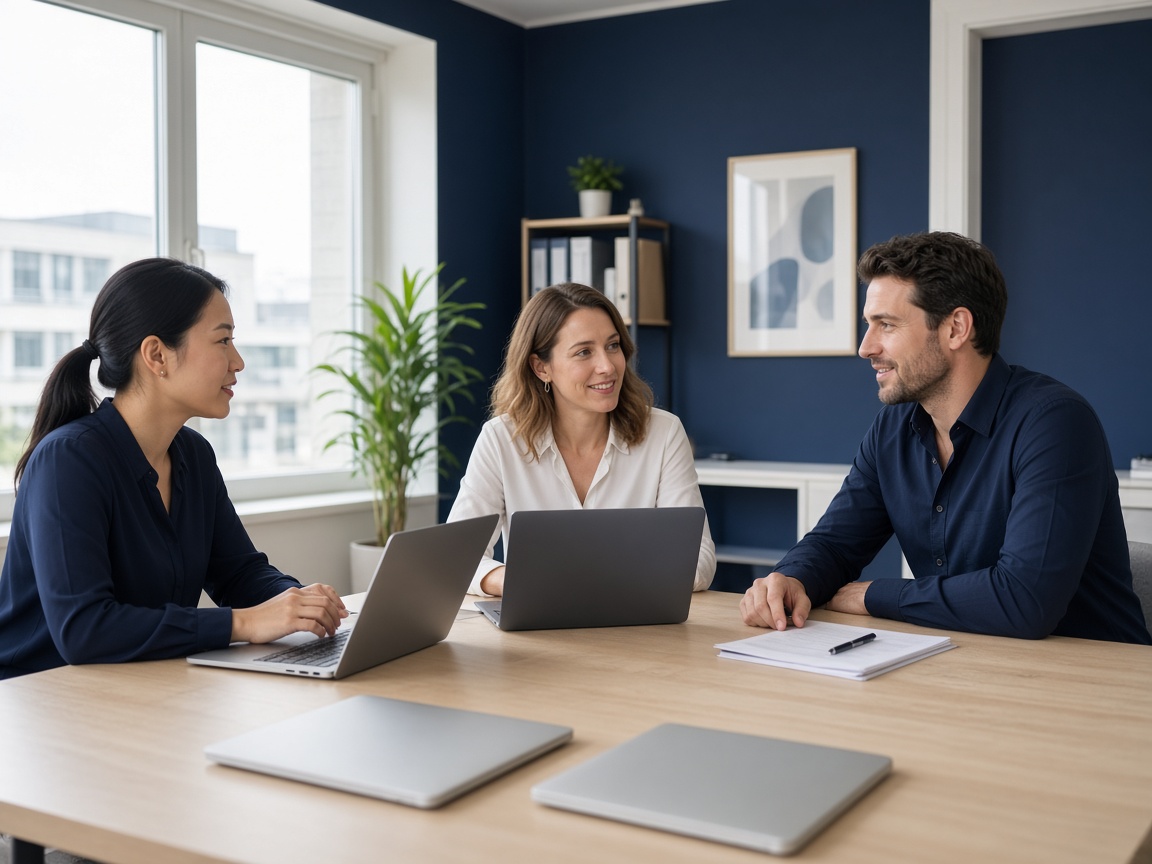 HR and finance team in a meeting